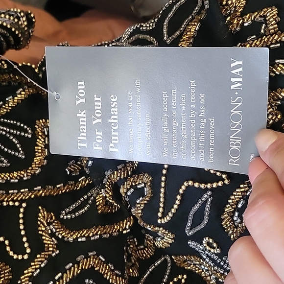 NWT Vintage Laurence Kazar Beaded Top Sz M - Picture 5 of 6